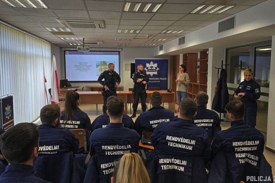 Kadeci z Miszkolca i Körmend odwiedzili Policjantów z Zakopanego. Zakopane