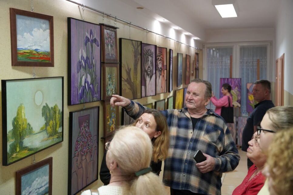 FINISAŻ WYSTAWY MALARSTWA EDMUNDA WILKA. Gmina Dąbrowa Tarnowska