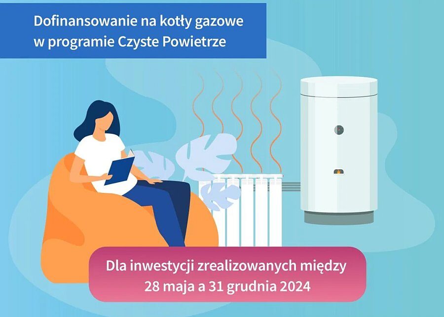 Nabór na kotły gazowe w programie Czyste Powietrze – możliwość składania wniosków nadal otwarty.. Chełmek