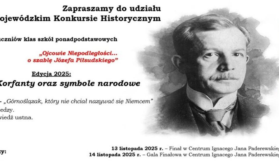 IV Wojewódzki Konkurs Historyczny dla uczniów klas szkół ponadpodstawowych. Gorlice