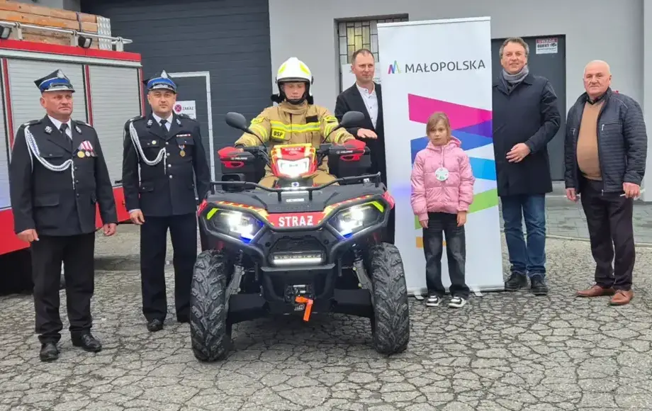Nowy quad dla OSP Królówka. Gmina Nowy Wiśnicz