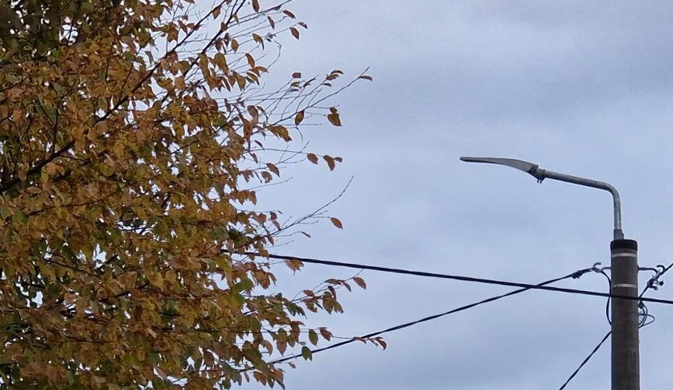 Odbiór prac związanych z budową oświetlenia ulicznego w Leńczach. Kalwaria Zebrzydowska