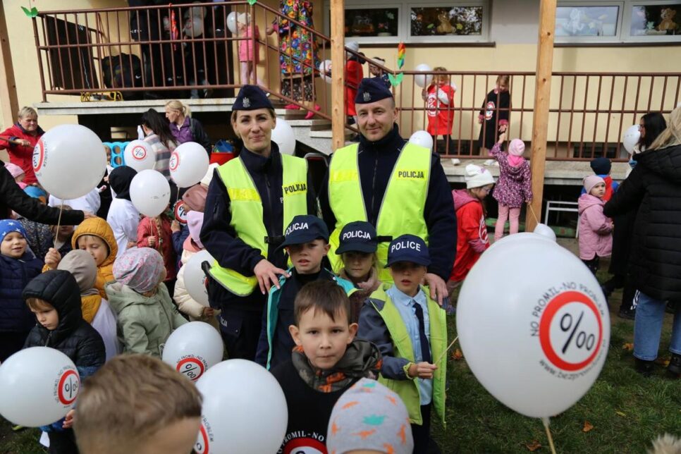 „No promil – No problem” z przedszkolakami w Kamienicy. Limanowa
