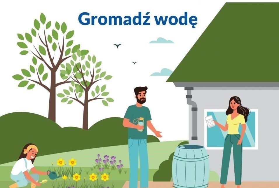 Nabór na udzielenie dotacji na zakup zbiornika na deszczówkę. Gmina Drwina
