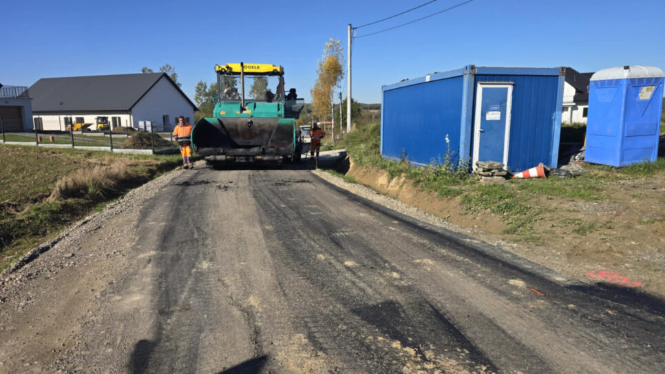 Remont drogi gminnej w Uszwi. Gmina Gnojnik