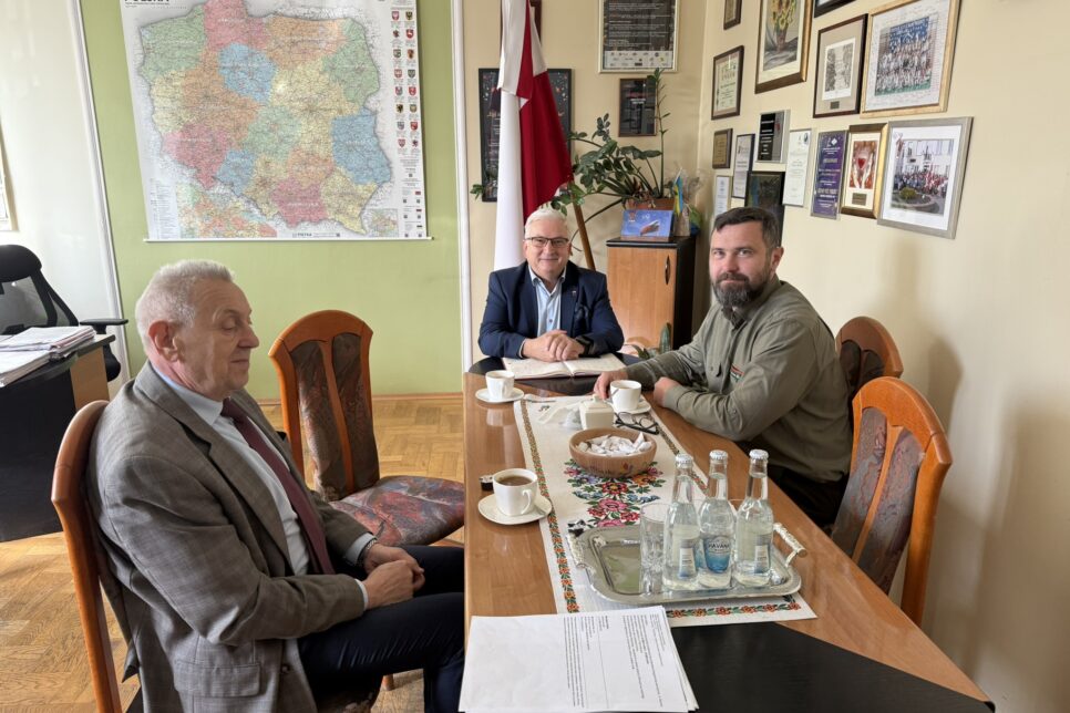 Spotkanie z Dyrektorem Lasów Państwowych Oddział w Krakowie – wspólne działania na rzecz rozwoju infrastruktury lokalnej. Gmina Dąbrowa Tarnowska