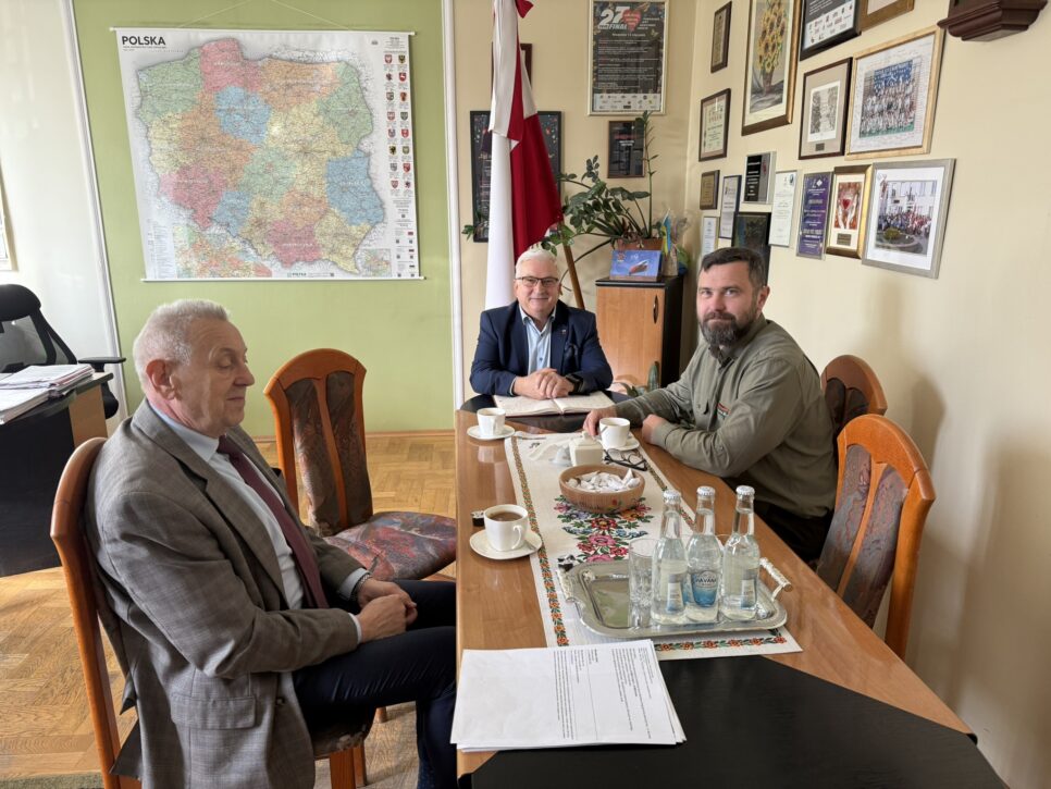 Spotkanie z Dyrektorem Lasów Państwowych Oddział w Krakowie – wspólne działania na rzecz rozwoju infrastruktury lokalnej. Gmina Dąbrowa Tarnowska