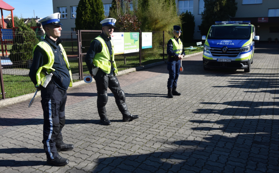 Działania profilaktyczne w ramach akcji pn. „Odblaskowa Szkoła”. Bochnia