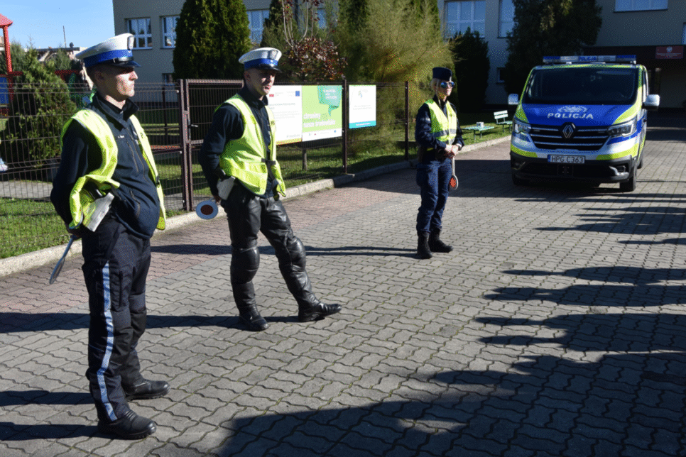 Działania profilaktyczne w ramach akcji pn. „Odblaskowa Szkoła”. Bochnia
