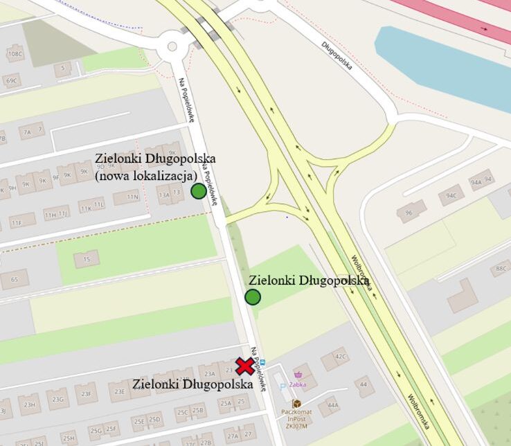 Zmiana lokalizacji przystanku „Zielonki Długopolska” dla linii autobusowej nr 290. Gmina Zielonki