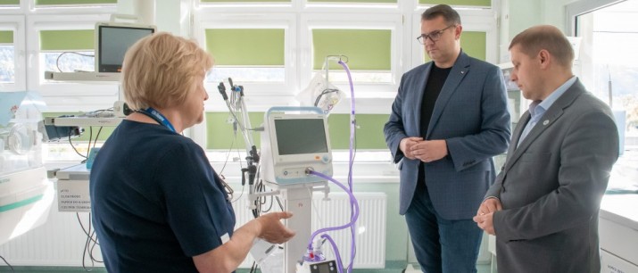 Nowoczesny respirator dla myślenickiego szpitala. Gmina Myślenice