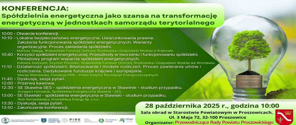 Zaproszenie na konferencję. Proszowice