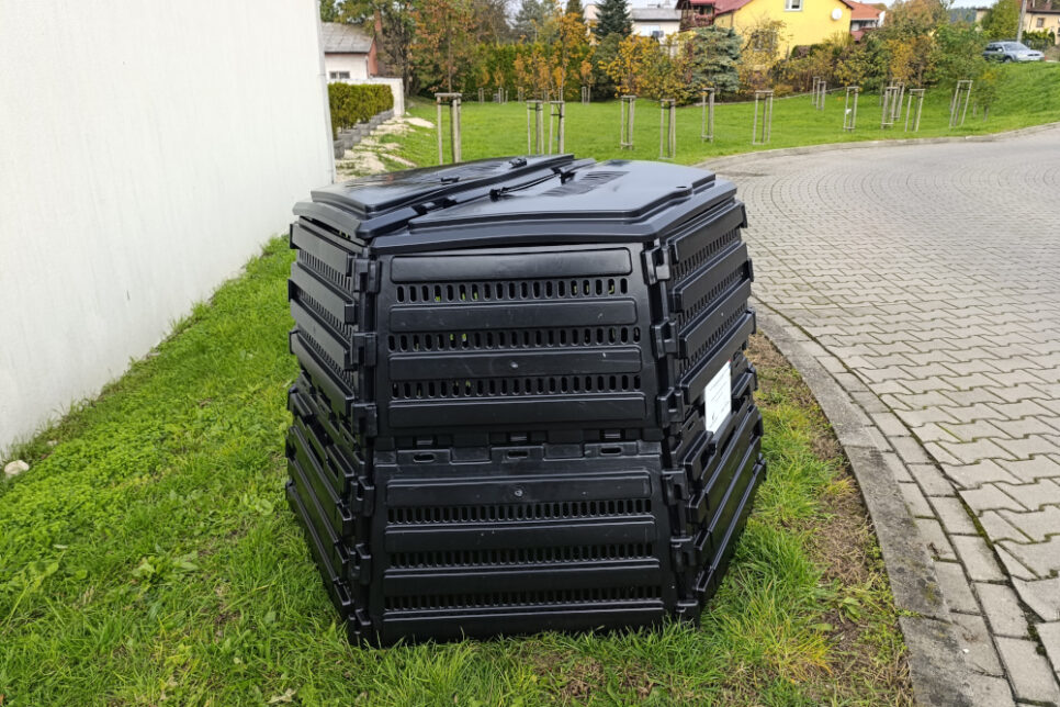 Są jeszcze wolne kompostowniki do wzięcia. Gmina Trzebinia