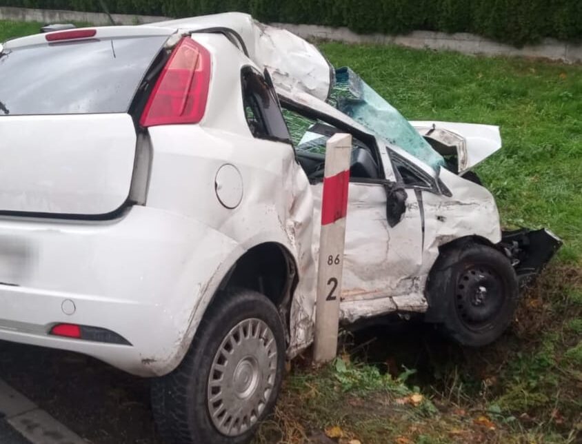 Śmiertelny wypadek w miejscowości Kossowa  . Wadowice