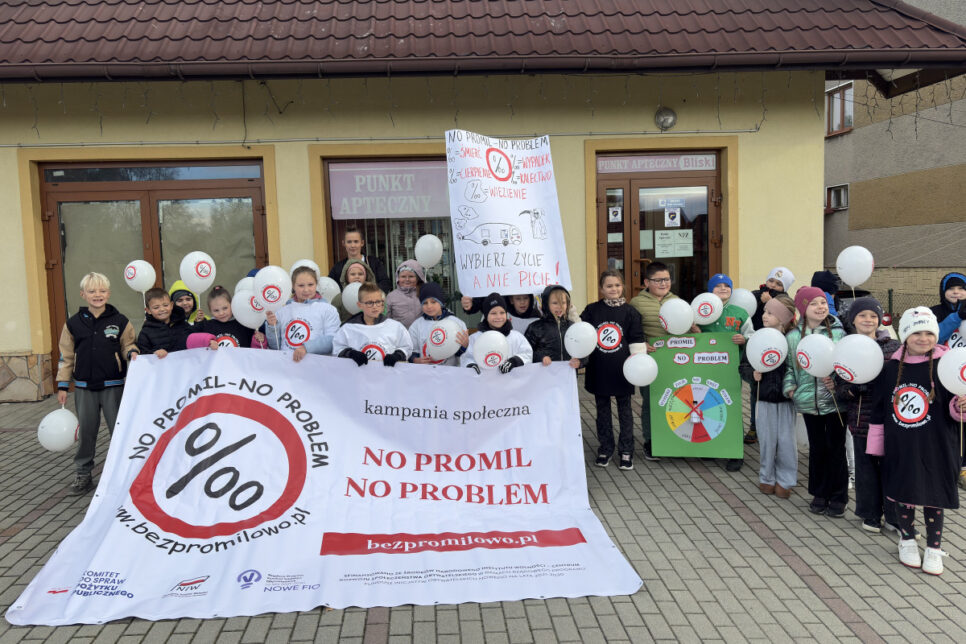 No promil – no problem – dzieci z Uszwi i Gnojnika z ważnym przekazem dla dorosłych. Gmina Gnojnik