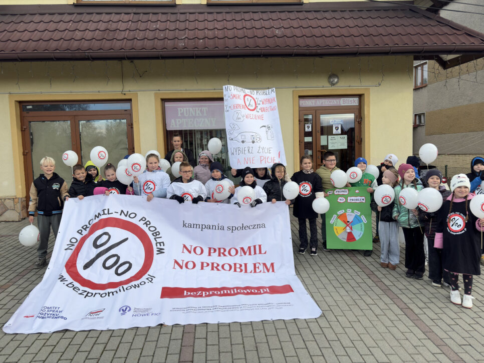 No promil – no problem – dzieci z Uszwi i Gnojnika z ważnym przekazem dla dorosłych. Gmina Gnojnik