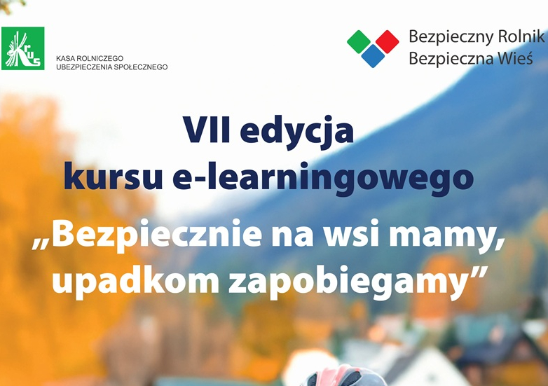 Kurs e-learningowy „Bezpiecznie na wsi mamy – upadkom zapobiegamy”. Gmina Brzesko