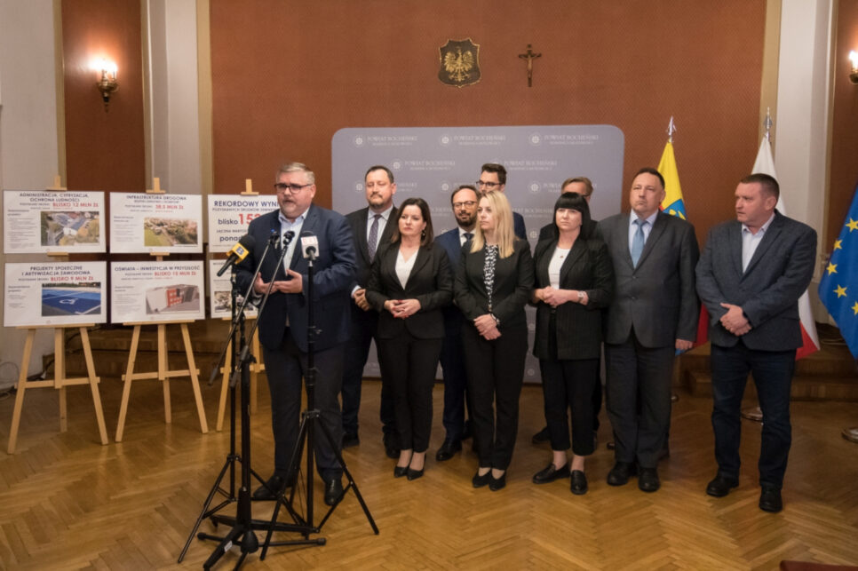 Rekordowe środki zewnętrzne dla Powiatu Bocheńskiego – 152 mln zł w półtora roku. Bochnia