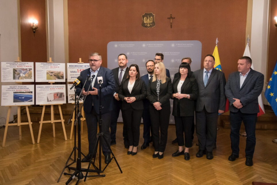 Rekordowe środki zewnętrzne dla Powiatu Bocheńskiego – 152 mln zł w półtora roku. Bochnia