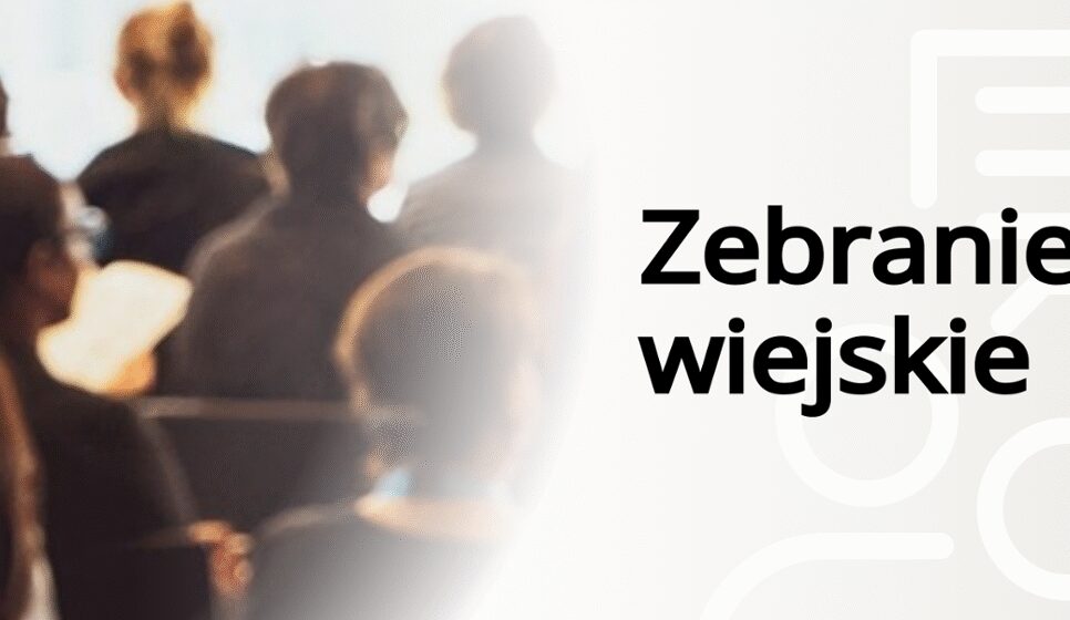 Zebranie wiejskie w Zarzycach Małych. Kalwaria Zebrzydowska