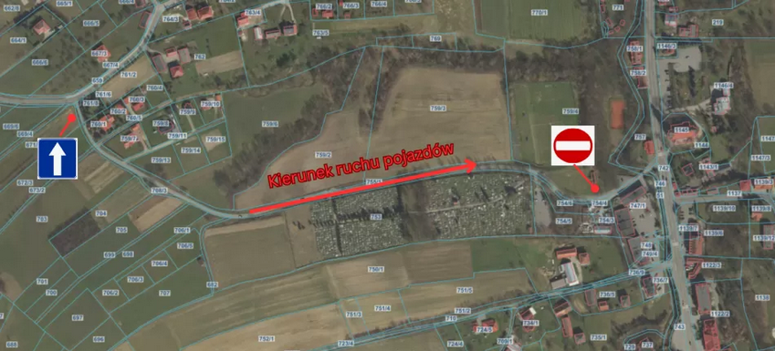 CZASOWA ZMIANA ORGANIZACJI RUCHU – 01 LISTOPADA 2025 rok. Gmina Żegocina