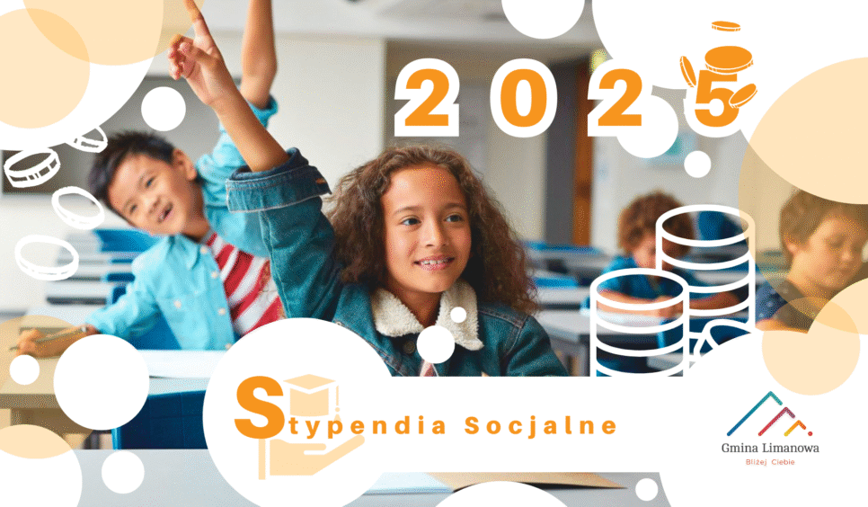 Wypłata stypendiów socjalnych w 2025 roku. Gmina Limanowa