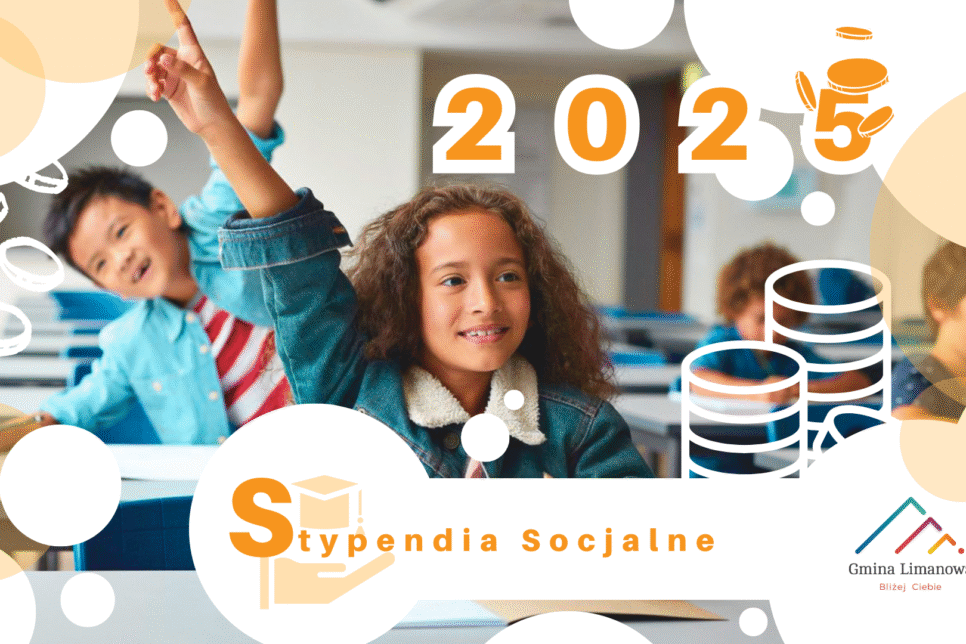 Wypłata stypendiów socjalnych w 2025 roku. Gmina Limanowa