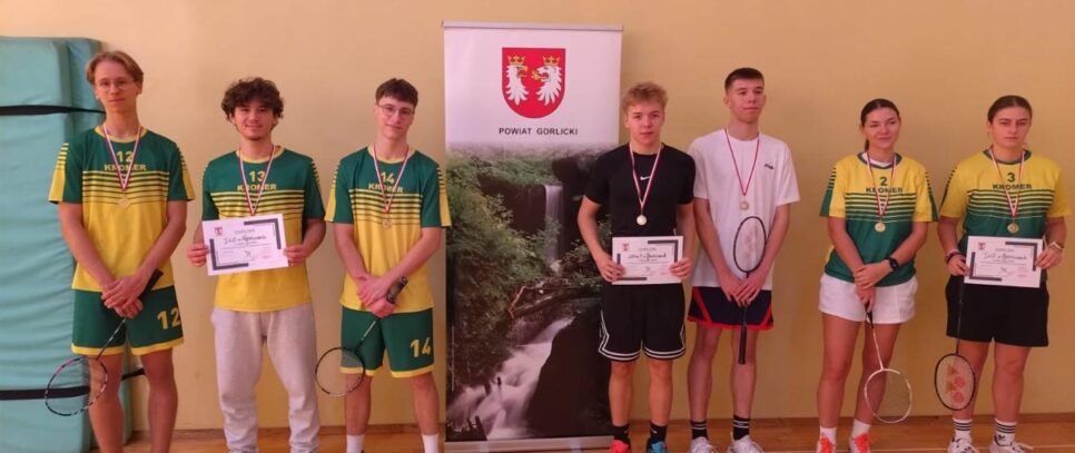 I LO Gorlice zwycięzcami powiatowej licealiady w badmintona. Gorlice