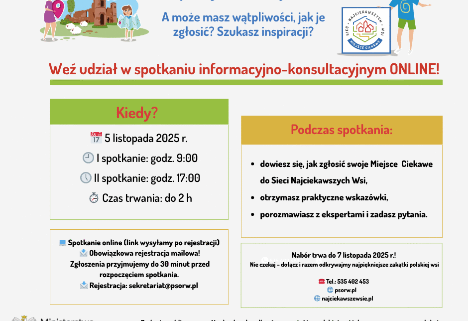 Zgłoś swoje Miejsce Ciekawe i zostań częścią Sieci Najciekawszych Wsi. Wieprz