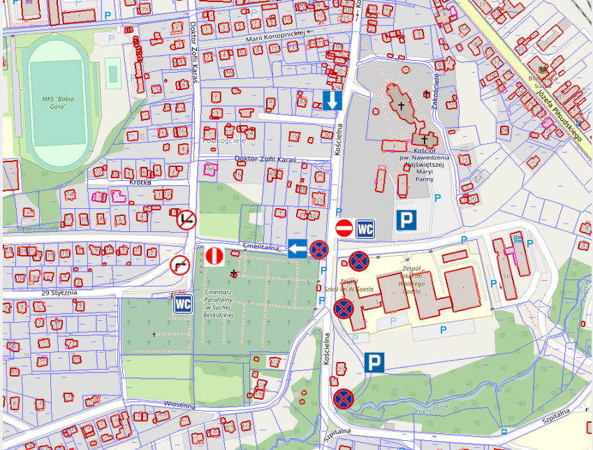 Zmiana organizacji ruchu w okolicach cmentarza w Suchej Beskidzkiej.. Sucha Beskidzka