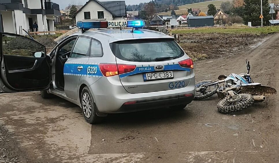 Motocykliści bez tablic uciekali przed patrolom. Nowy Targ
