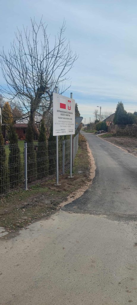 Gmina Skała z dofinansowaniem z Rządowego Funduszu Rozwoju Dróg. Gmina Skała