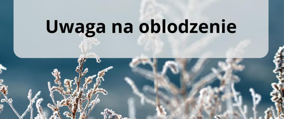 UWAGA! Oblodzenie. Gorlice