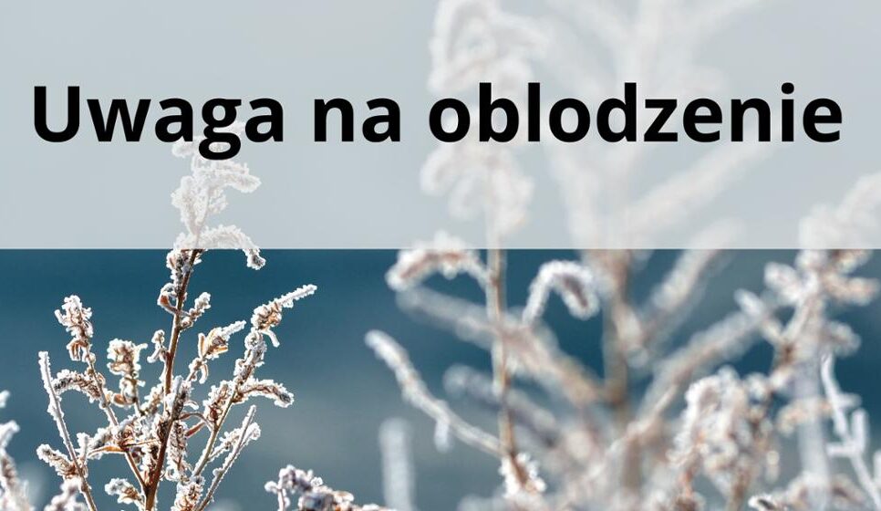 UWAGA! Oblodzenie. Gorlice
