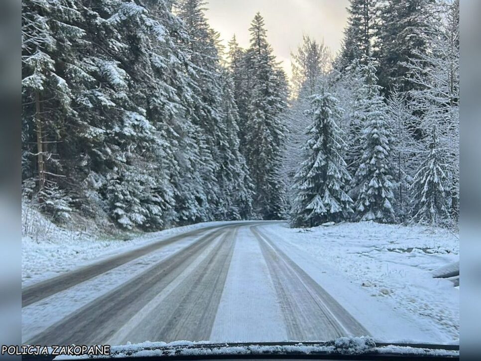 W góry tylko na zimówkach!. Zakopane