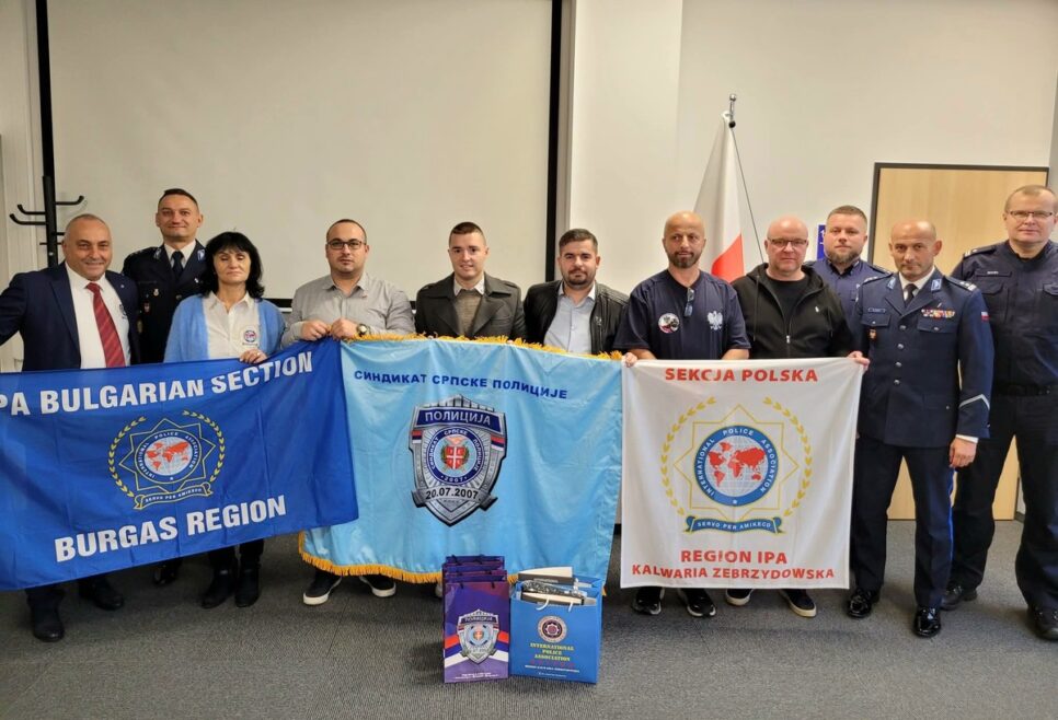 Goście z Bułgarii i Serbii z wizytą w wadowickiej komendzie  . Wadowice