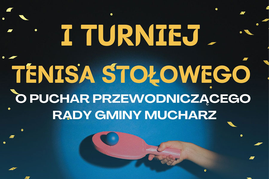 Gmina Mucharz – I Turnieju Tenisa Stołowego. Mucharz
