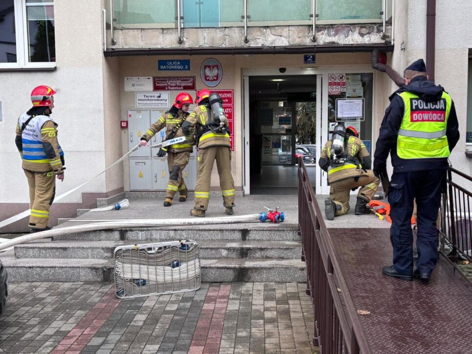 Ćwiczenia „Ewakuacja 2025” przeprowadzone na terenie powiatu wadowickiego  . Wadowice