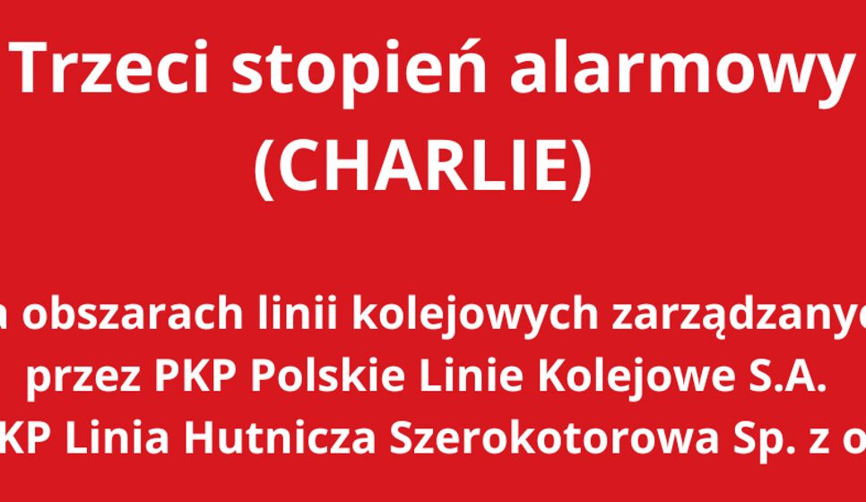 Pilny komunikat RCB. Trzeci stopień alarmowy.. Gorlice