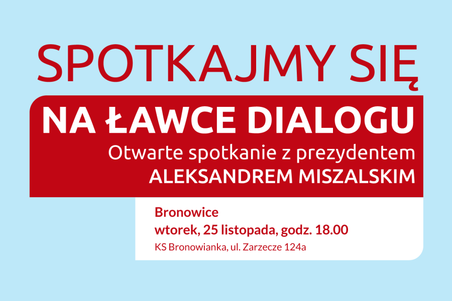 Przed nami spotkanie na „ławce dialogu” w Bronowicach. Kraków