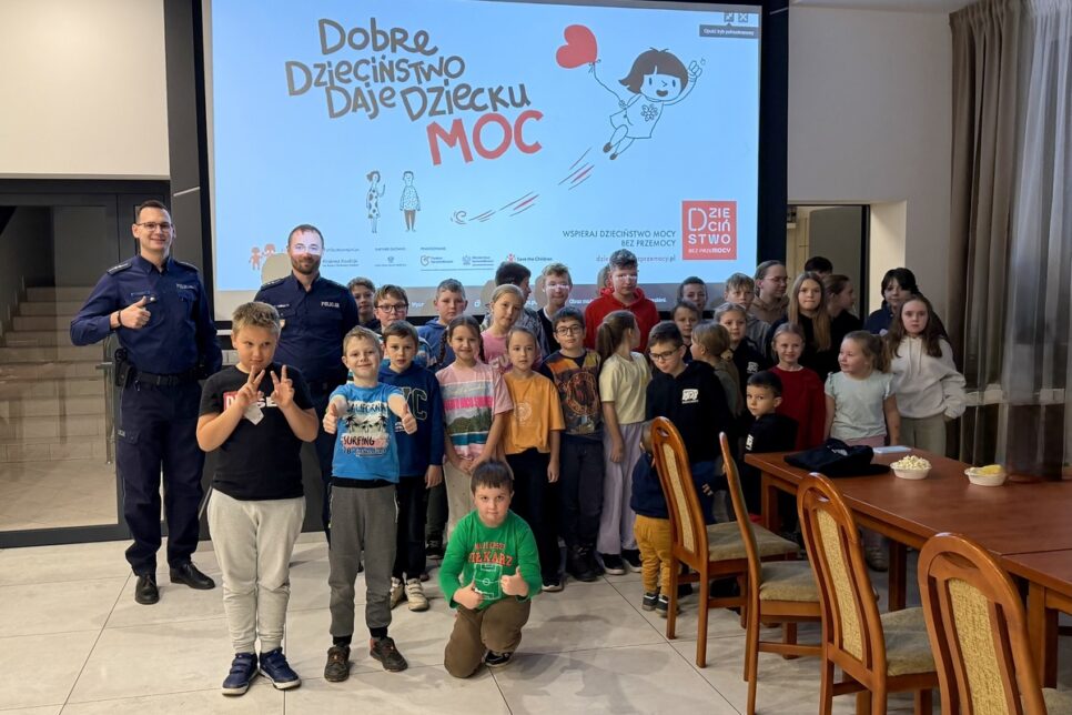 Finał akcji „Dzieciństwo bez przemocy” – podsumowanie działań myślenickiej policji. Myślenice