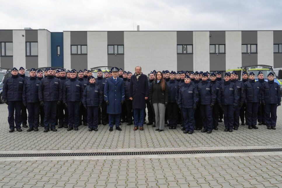 Małopolska zyskała 55 nowych policjantów. Małopolska