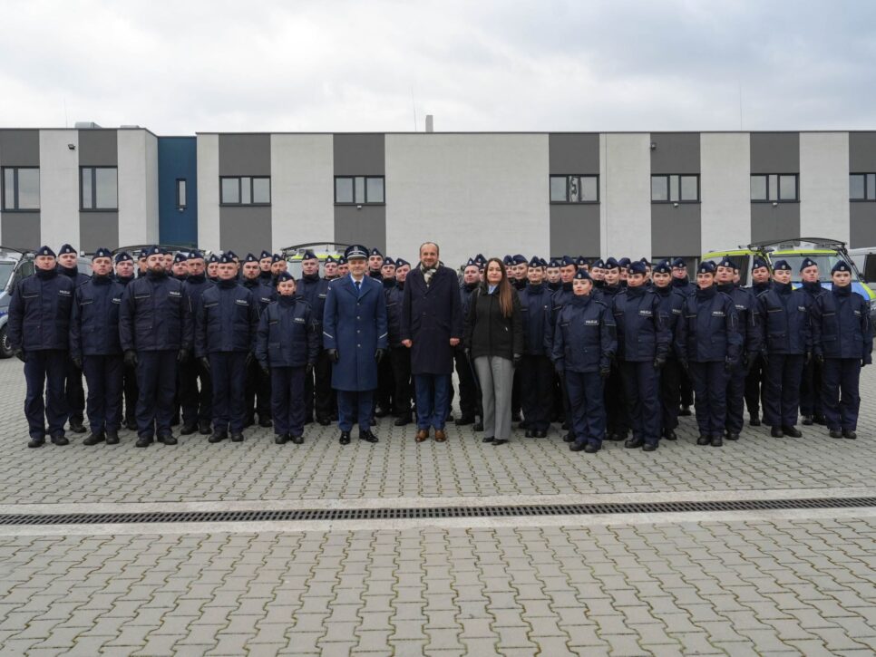 Małopolska zyskała 55 nowych policjantów. Małopolska
