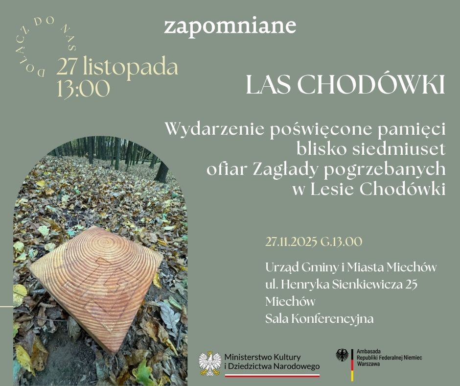 Fundacja Zapomniane zaprasza na spotkanie. Gmina Miechów