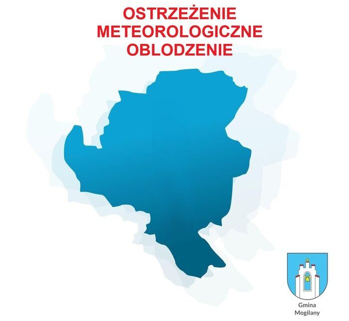 OSTRZEŻENIE METEOROLOGICZNE – OBLODZENIE. Gmina Mogilany