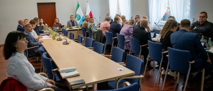 Transmisja XXII-ej Sesji Rady Miejskiej w Myślenicach. Gmina Myślenice