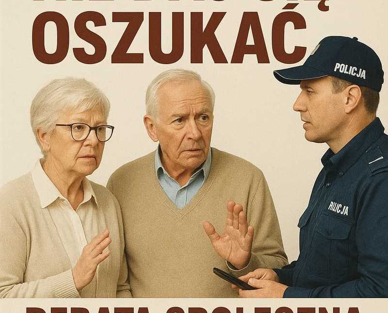 Oświęcim. 26.11.2025 Zaproszenie na debatę społeczną pt. „Seniorze nie daj się oszukać”. Oświęcim
