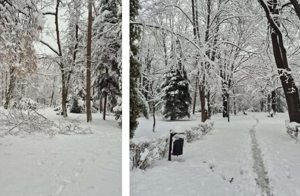 Uwaga — ciężki śnieg może być niebezpieczny. Gorlice