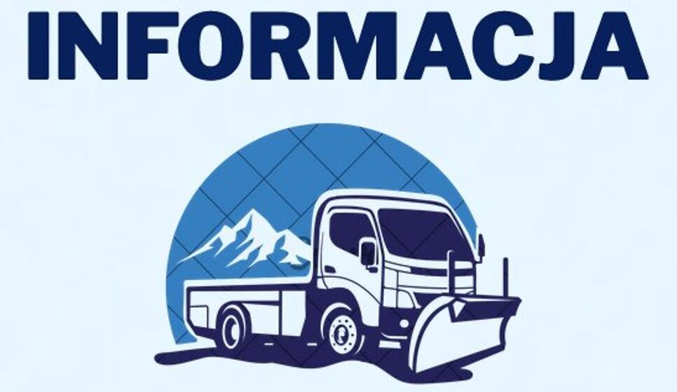 INFORMACJA DLA MIESZKAŃCÓW GMINY TYMBARK – ODŚNIEŻANIE W SEZONIE ZIMOWYM. Gmina Tymbark