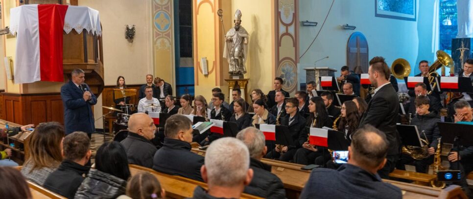 Patriotyczny koncert w Leńczach. Kalwaria Zebrzydowska